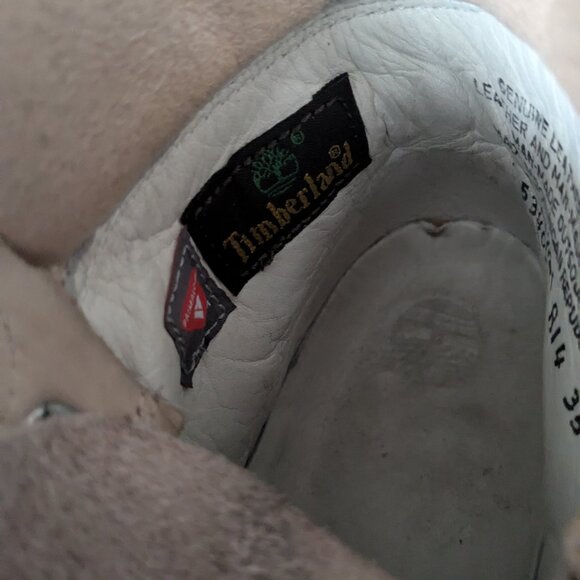 Timberland Cream Ankle Boots - Picture 6 of 7